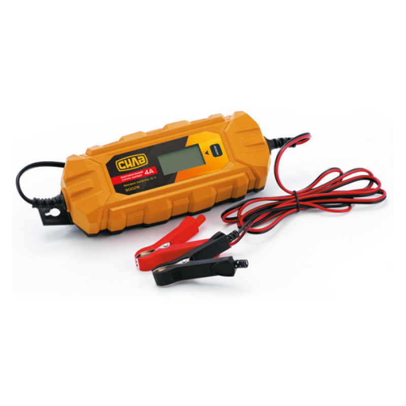 Пристрій зарядний 4А 12В цифровий імпульсний  (СИЛА - Інструмент)