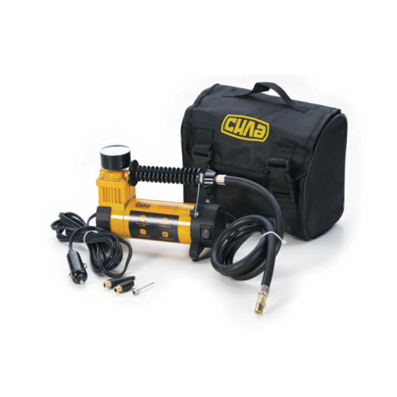 Компресор автомобільний однопоршневий 27/7/12 (СИЛА - Інструмент)