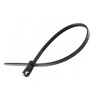 Хомут нейлоновий з кільцем 4х150 (3,6х150) чорний Універсальний (APRO, Туреччина) (пач - 100шт)