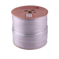Кабель ElectroHouse TV coaxial RG 6U екран 32% EH-11 котушка 305 м
