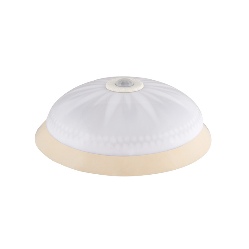 Світильник ERKA 1149D-КВ, настінний з вбудованим датчиком руху, 2х26W, білий, Е27, IP20     1шт./уп.