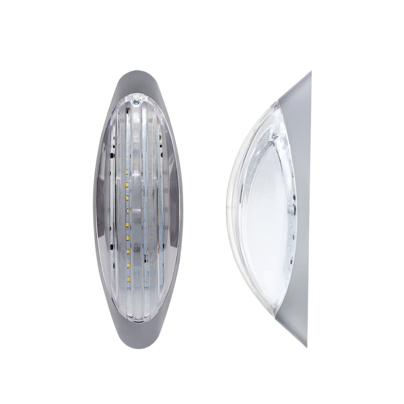 Світильник ERKA 1205 LED-S, настінний, 12 W, 4200K, прозорий, ІР 20     1шт./уп.