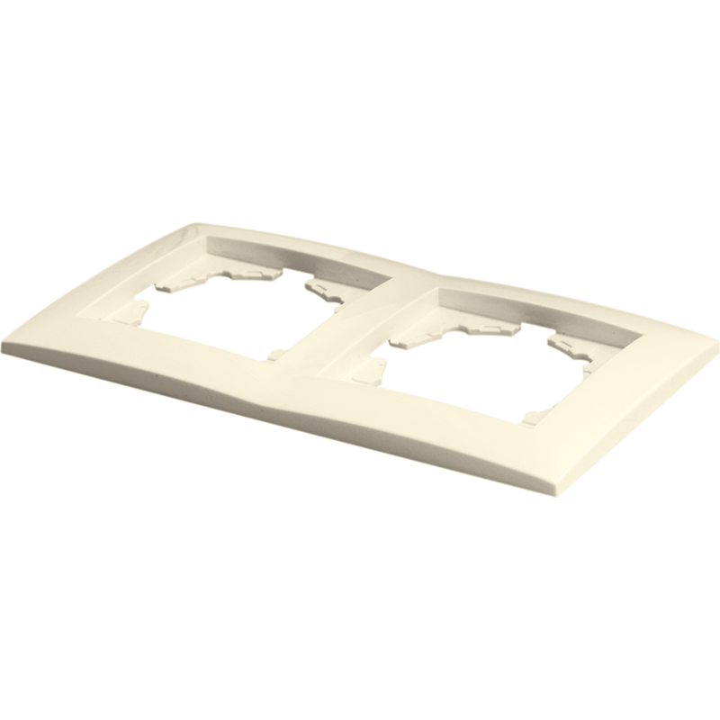 Рамка 2 місця MARSHEL  Ideal  FI-2 бежев.   1/25