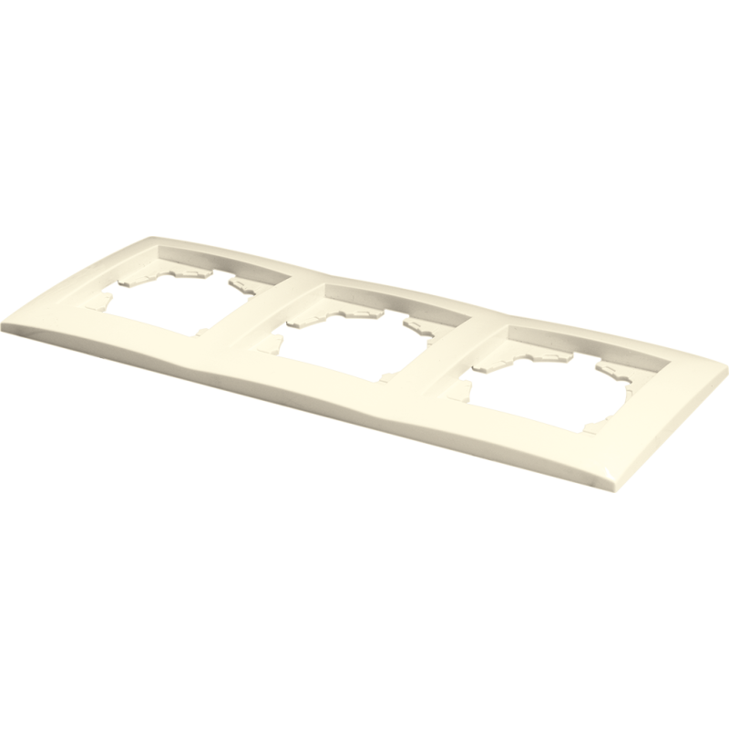 Рамка 3 місця MARSHEL  Ideal  FI-3 бежев.   1/15