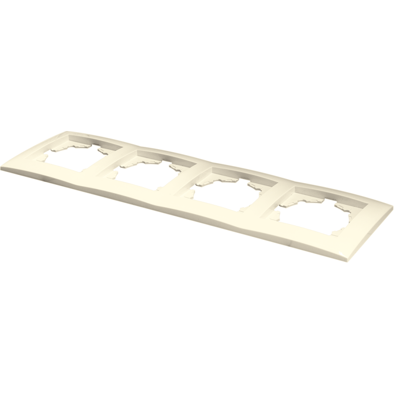 Рамка 4 місця MARSHEL  Ideal  FI-4 бежев.   1/13