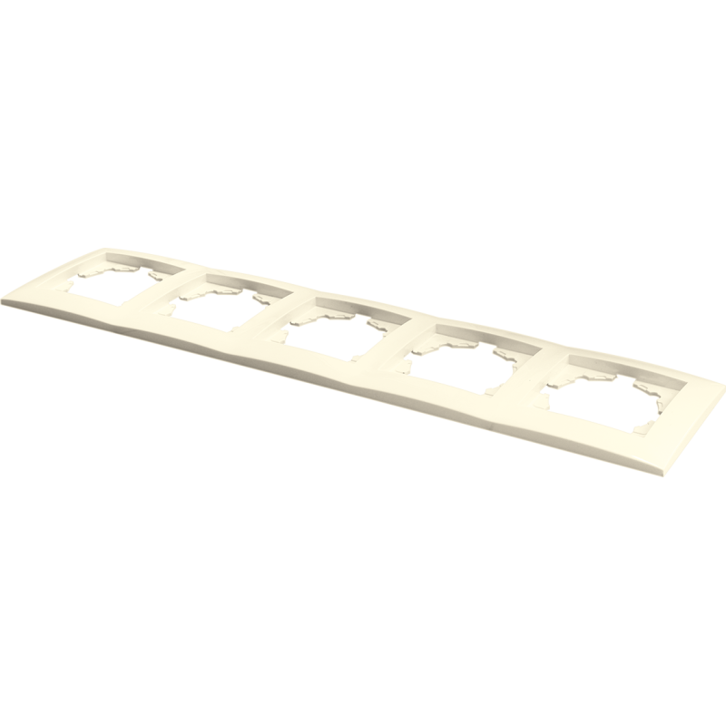 Рамка 5 місць  MARSHEL  Ideal  FI-5 бежевий