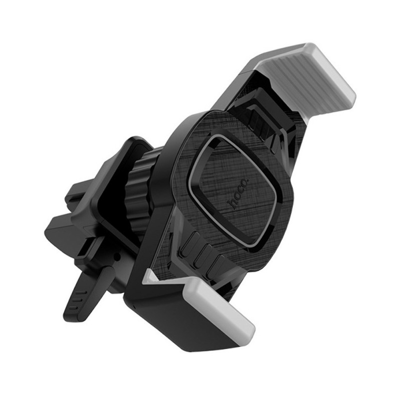 Автотримач Hoco CA38 Platinum sharp air outlet in-car holder Black-grey