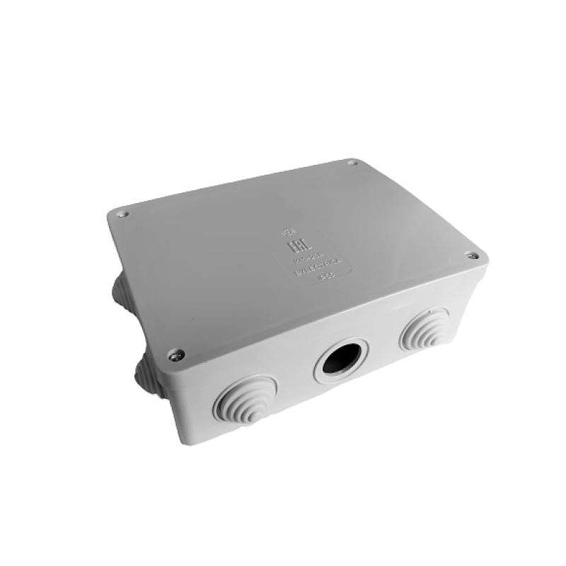 Коробка для відкритої проводки 186*146  IP55 Bylectrica КМ-236 сіра
