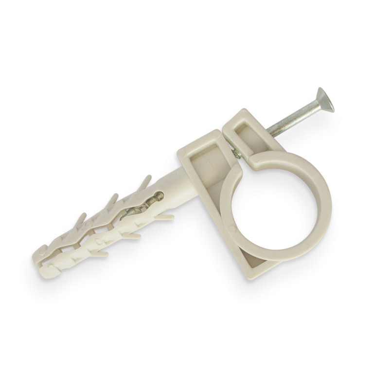 Обойма для труб і кабелю 25-27 мм Apro (пач. 25шт) 