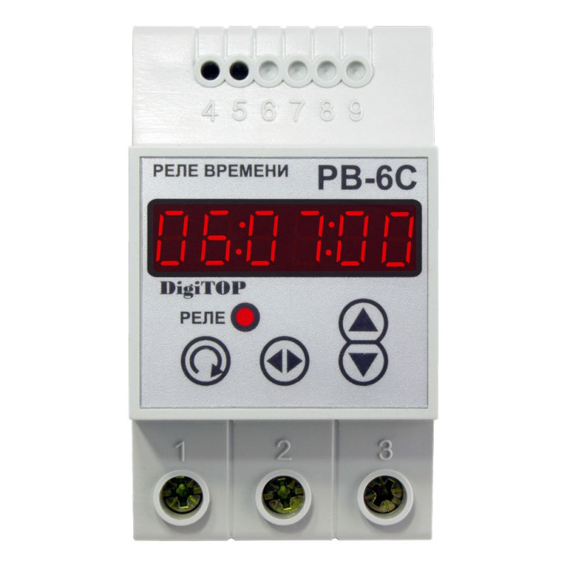 Програмоване реле часу РВ-6с