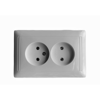 Розетка 2-я Bylectrica Стиль біла РС16-307