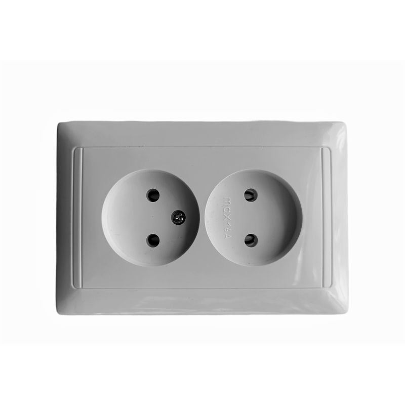 Розетка 2-я Bylectrica Стиль біла РС16-307