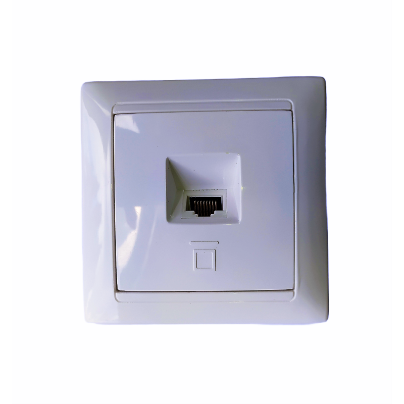 Розетка комп'ютерна Bylectrica Стиль біла РК18-006