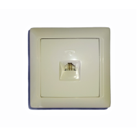 Розетка ТФ Bylectrica Стиль біла ТР4-034