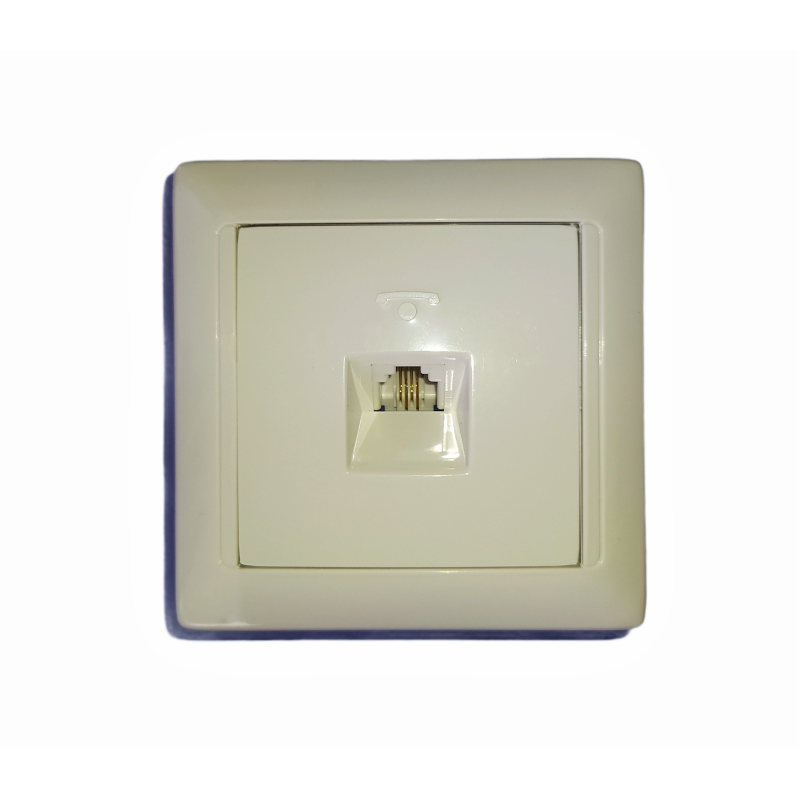 Розетка ТФ Bylectrica Стиль біла ТР4-034