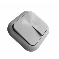 Вимикач 2-й Bylectrica Гармонія білий С56-124