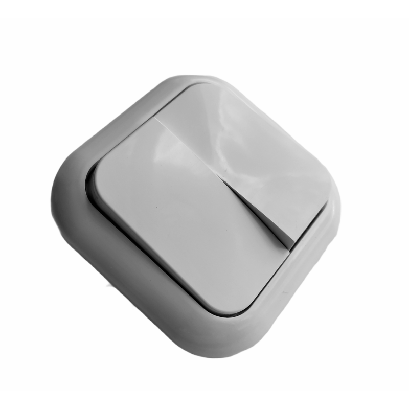 Вимикач 2-й Bylectrica Гармонія білий С56-124