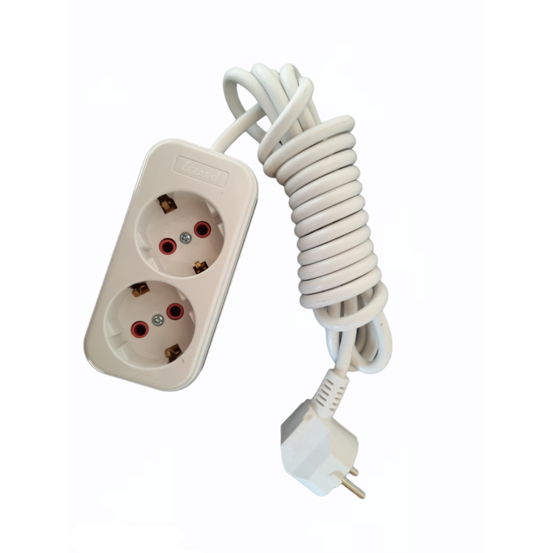 LILA Подовжувач із заземленням 2 входи 3 метри (1/12 шт.)