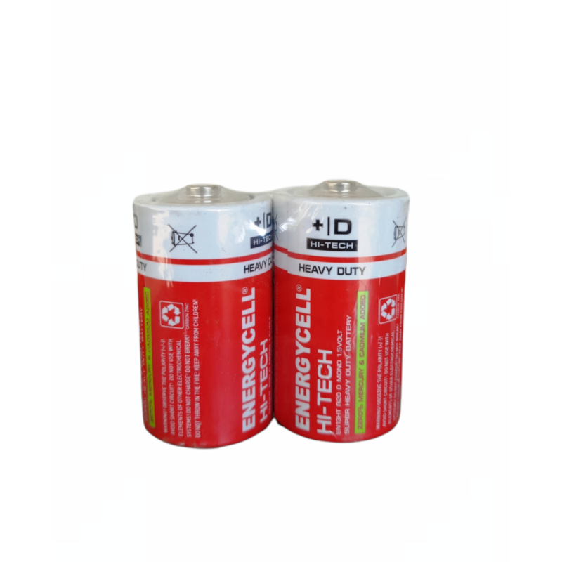 Батарейка Energycell R20 C2  D лужна    20/200