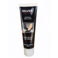 Крем для взуття Silver 50мл пластикова туба Чорний Туреччина / 96