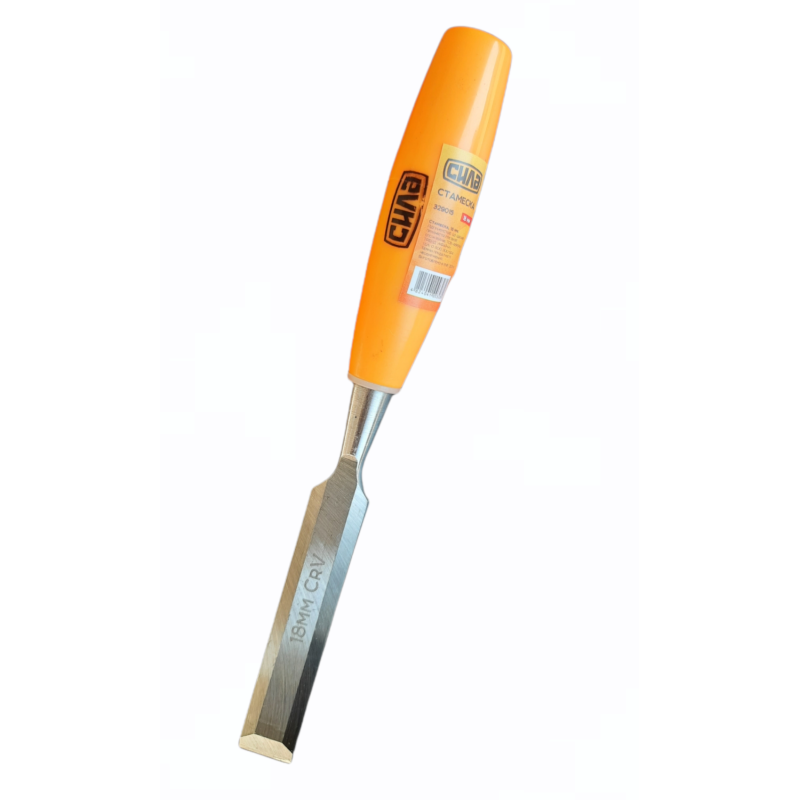 Стамеска 18мм пластикова рукоятка (СИЛА - Інструмент)