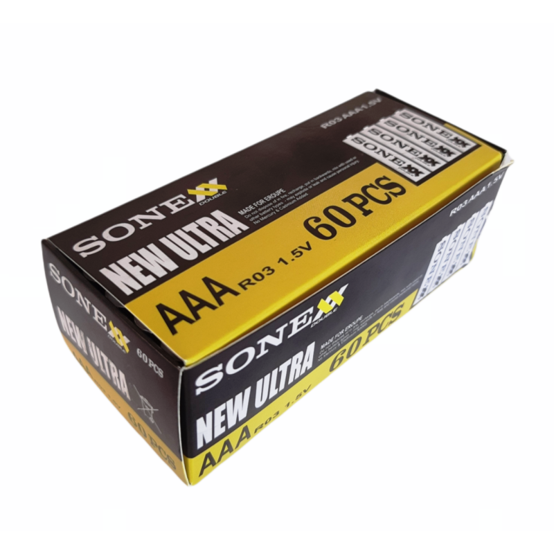 Батарейка Sonex R03  AAA сольова  60/2400
