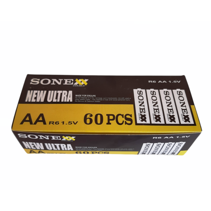 Батарейка Sonex R6  AA сольова  60/1200