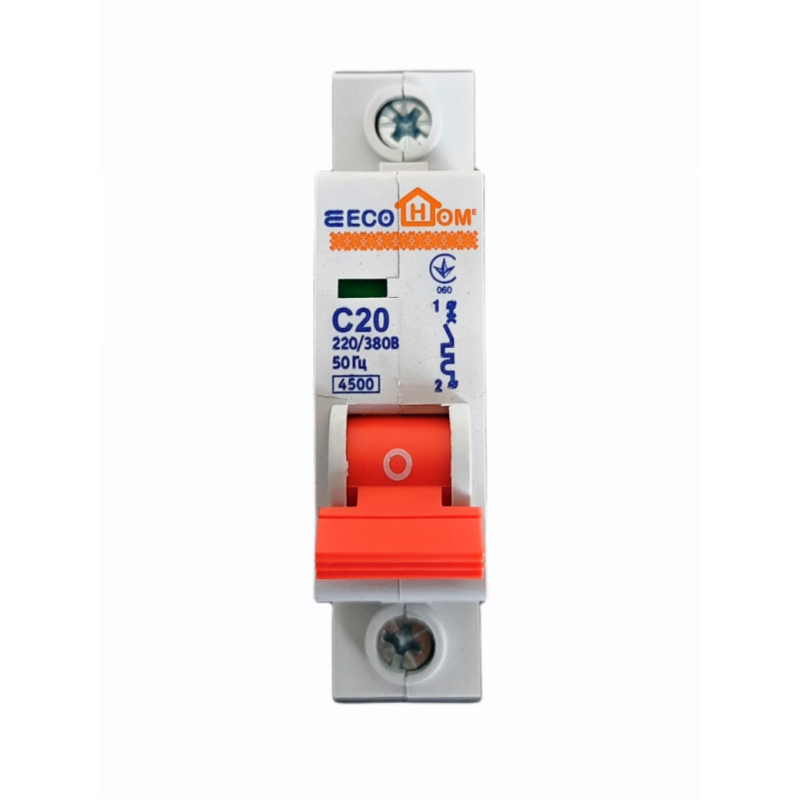 Автоматичний вимикач ECO 1p C 20A ECOHOME