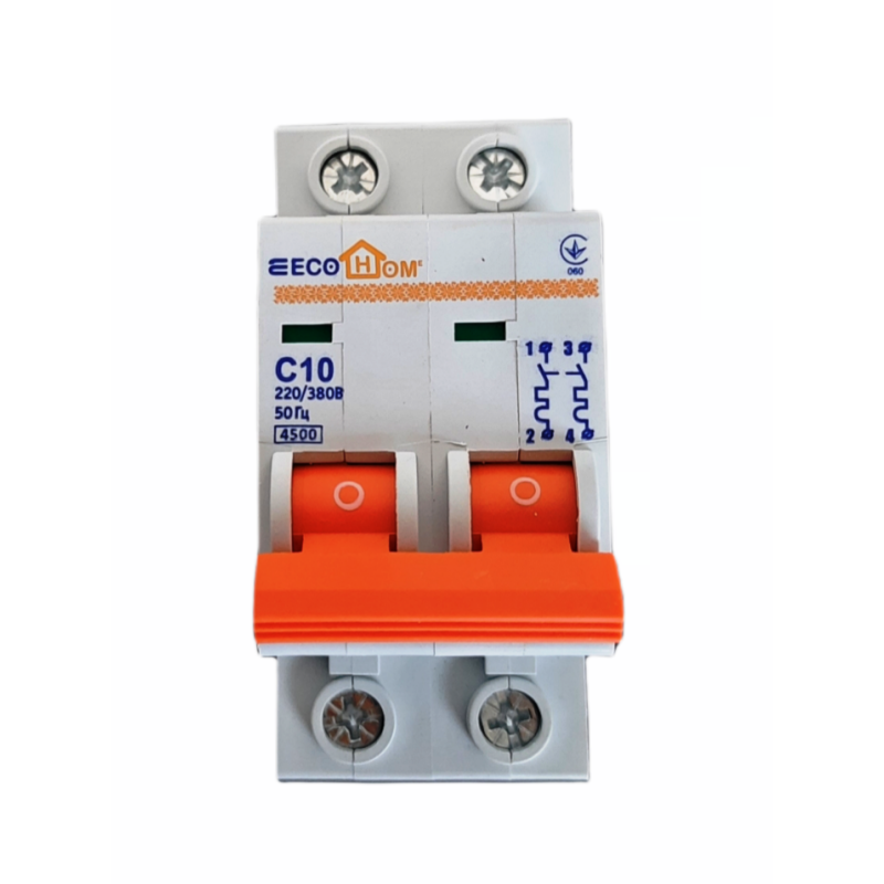 Автоматичний вимикач ECO 2p С 10A ECOHOME