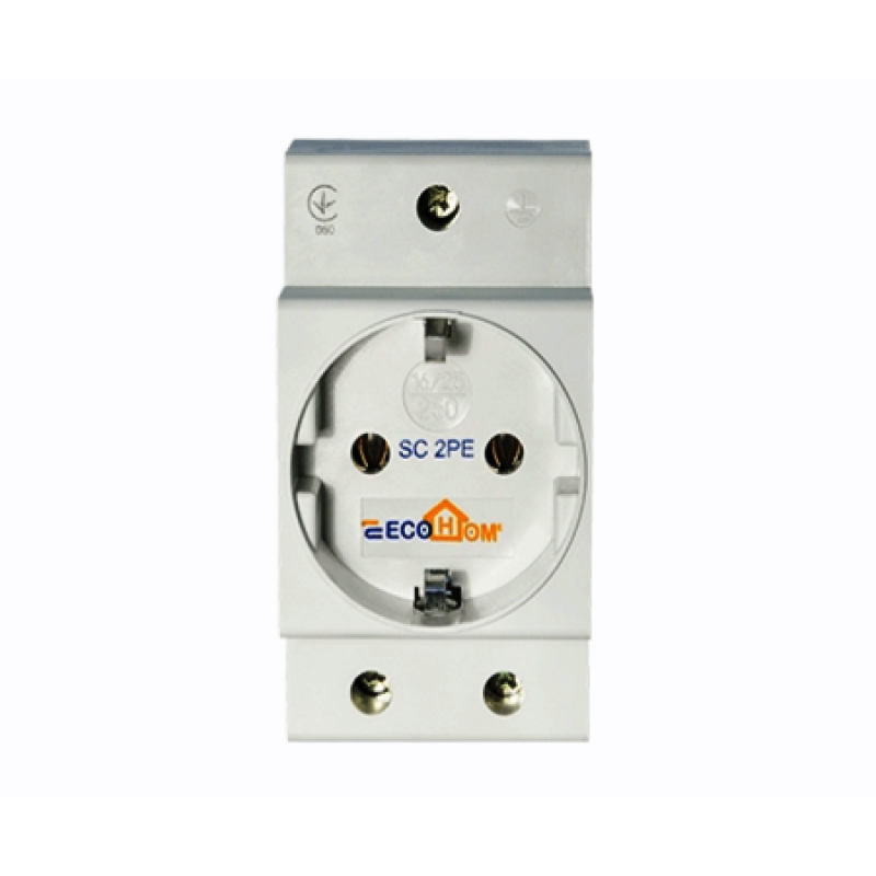 Розетка на Din-рейку ECO SC 2PE