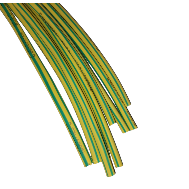 Термоусаджувальна трубка 5,0/2,5 жовто-зелена