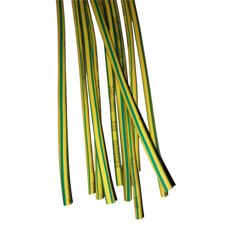 Термоусаджувальна трубка 6,0/3,0 жовто-зелена