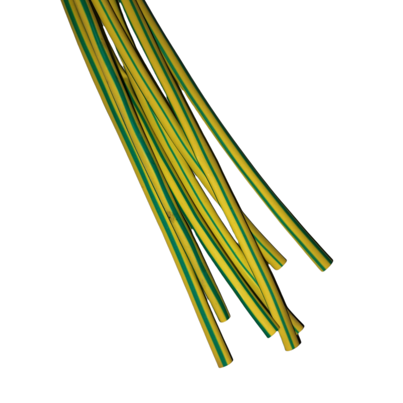 Термоусаджувальна трубка 4,0/2,0 жовто-зелена
