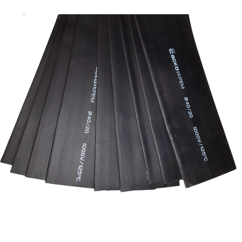 Термоусаджувальна трубка 40,0/20,0 шт.(1м) чорна