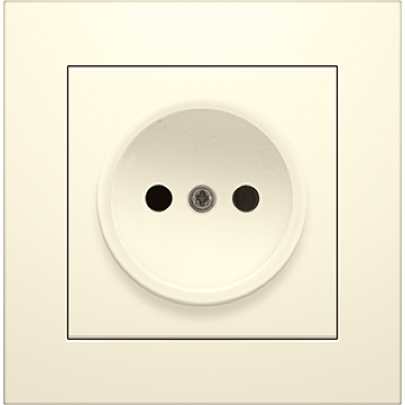 Розетка внутрішня 1-а MARSHEL  Ideal  RS16-475 бежевий