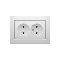 Розетка внутрішня 2-а MARSHEL  Ideal  RS16-477   