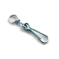 Карабін пружинний з вертлюгом 50 мм (APRO)