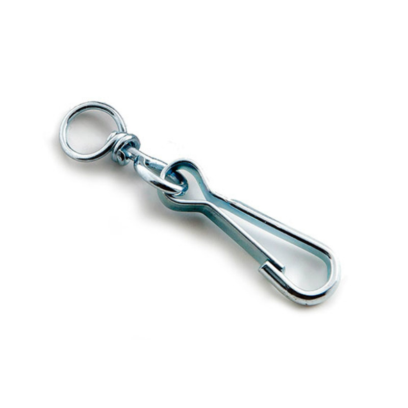 Карабін пружинний з вертлюгом 90 мм (APRO)