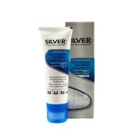 Крем-фарба для взуття Silver 75мл пластикова туба Білий Туреччина / 48