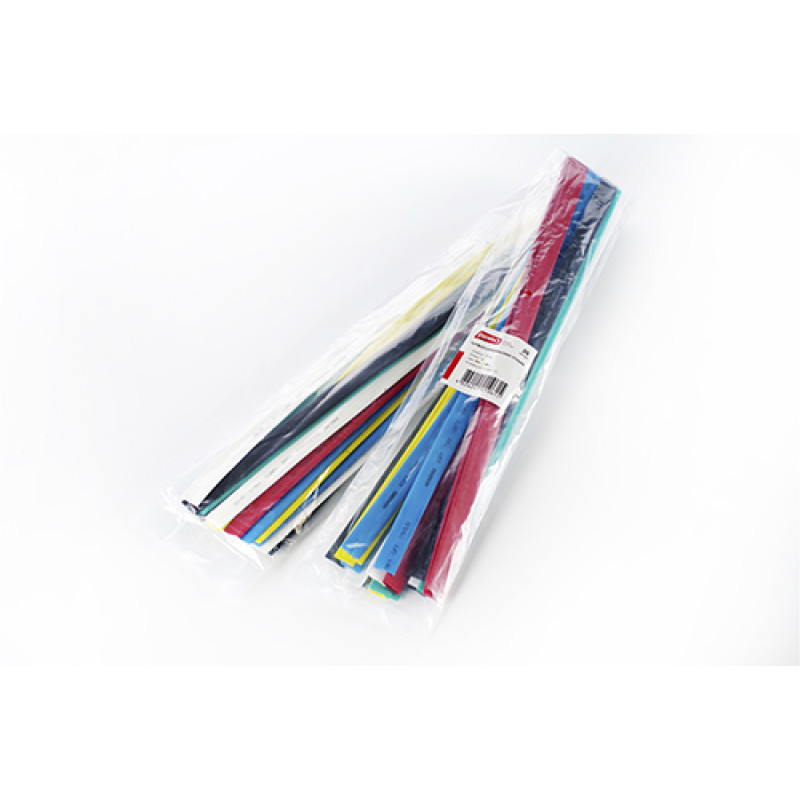 Термоусаджувальна трубка 10мм набір 6 кольорів (APRO, Туреччина)