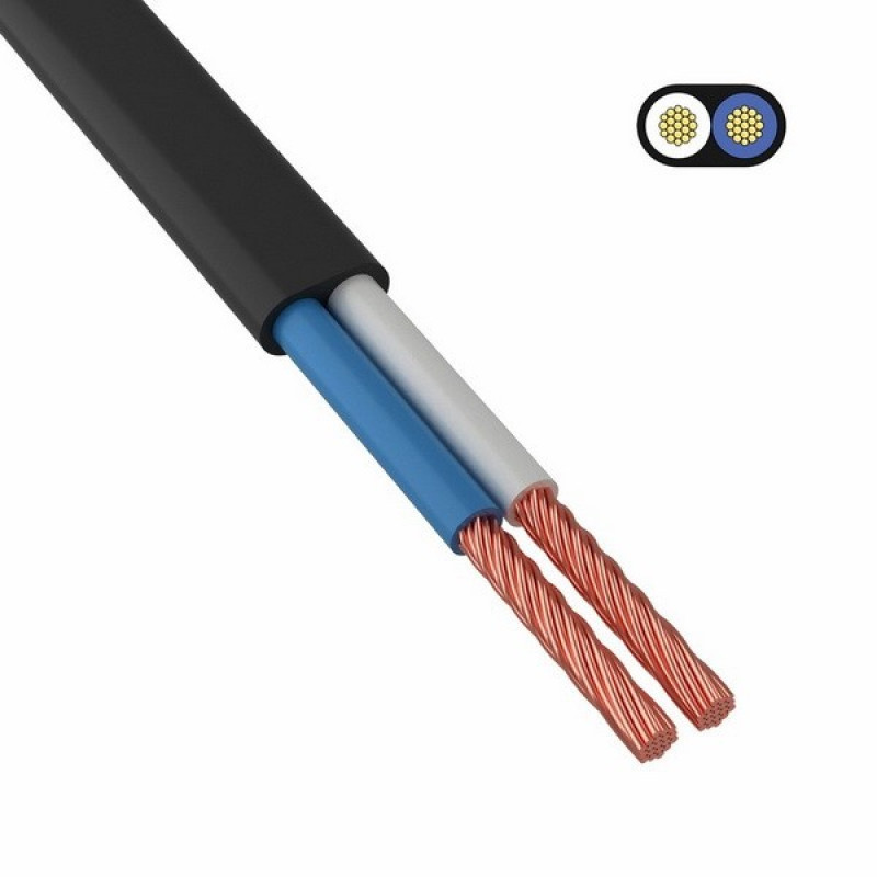 Кабель ШВВП  2*0,75 ЧОРНИЙ 