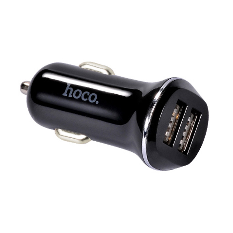 АЗП HOCO Z1 2USB/2.1A+micro Black
