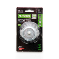 Щітка чаша сталеві витки 65 мм (дриль) (APRO)