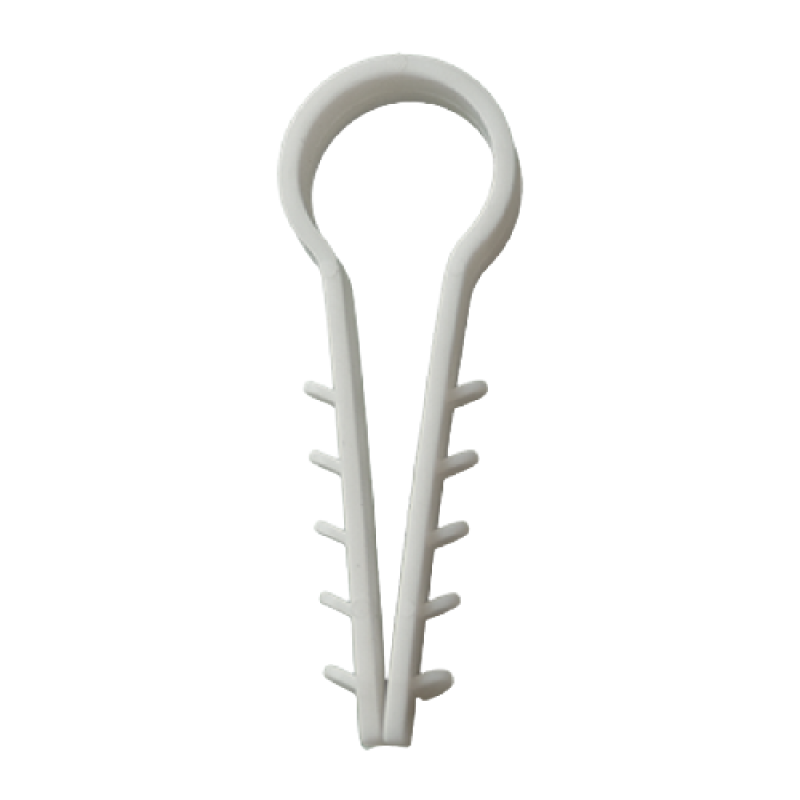 Дюбель-хомут (д6) під круглі дроти (ялинка) (APRO, Туреччина) (пач - 100шт)