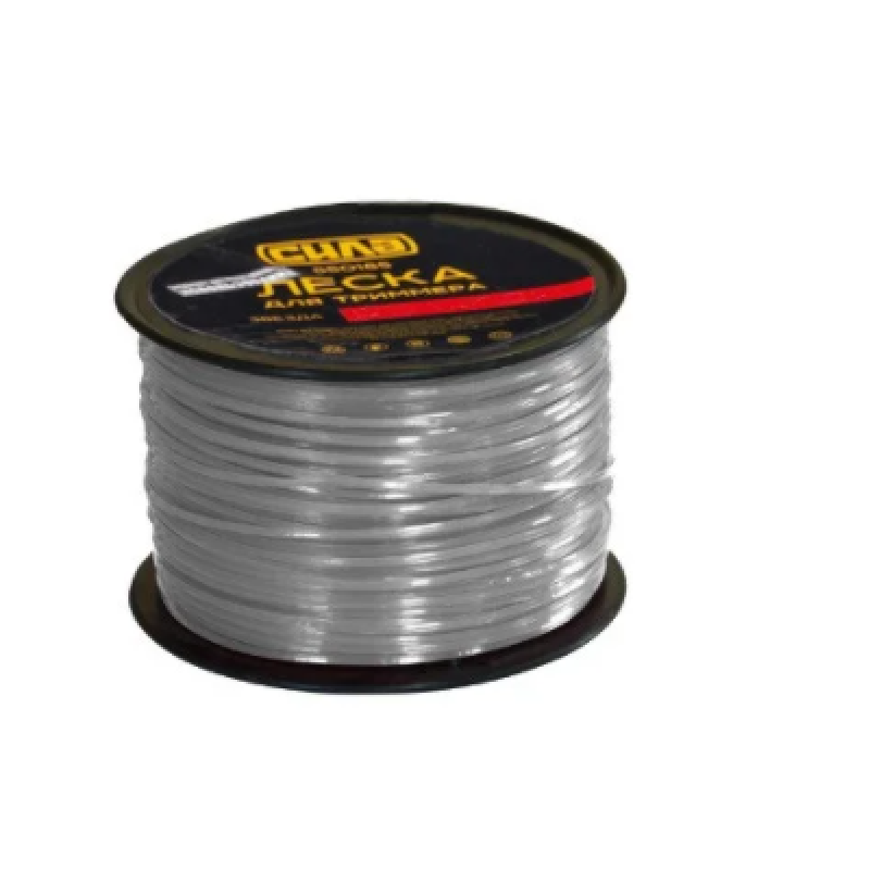 Ліска для тріммера 2,4 мм квадрат армований 450 м (СИЛА - Інструмент) Код 3916901090