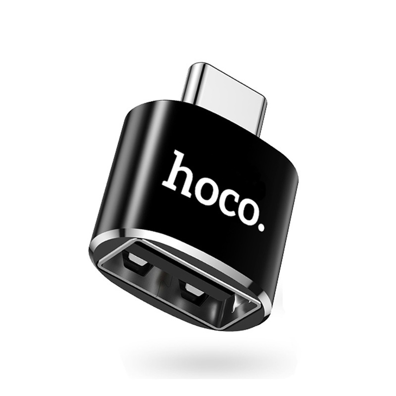 Перехідник HOCO UA5 USB to Type-C Black