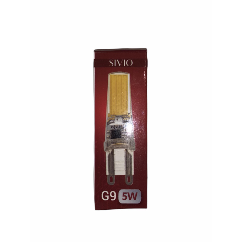 SIV-G9-220V-Silicon-5W-4500K cob2508 Світлодіодна лампа SIVIO
