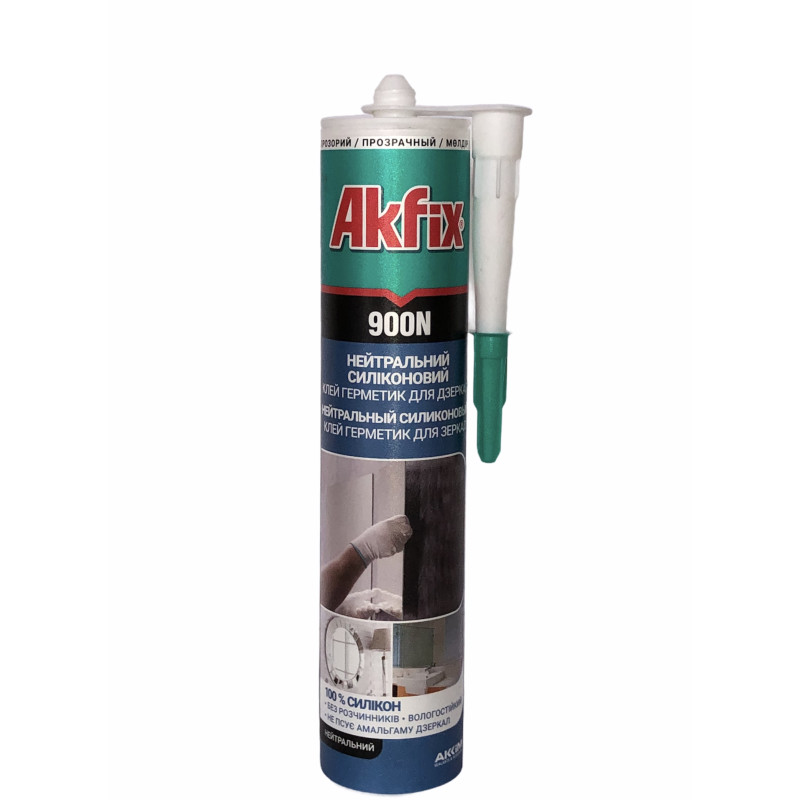 Силікон нейтральний для дзеркал Akfix 900N 280мл / 340гр (Akfix Ukraine)