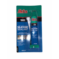 Силікон тюбик 50 мл блістер Akfix 100Е білий (Akfix Ukraine)