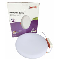 Панель світлодіодна кругла-36Вт 4200К 3420 люмен Ø221 Lezard (1/30)